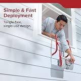 Kidde KS468093 Kl-2S Two-Storey Escape Ladder Red White 13 ft view 5
