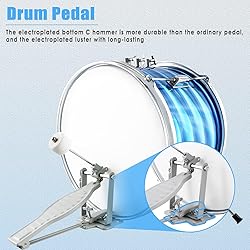 EASTROCK Kids Drum Set, 3 Piece 14'' Junior Drum