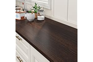 ReWallpaper Wood Wallpaper Dark Brown Wood Contact Paper Peel and Stick Waterproof Wood Grain Contact Paper for Countertops C