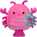 Squishmallows Original 7.5-Inch Cordea the Hot Pink Lobster Plush view 7