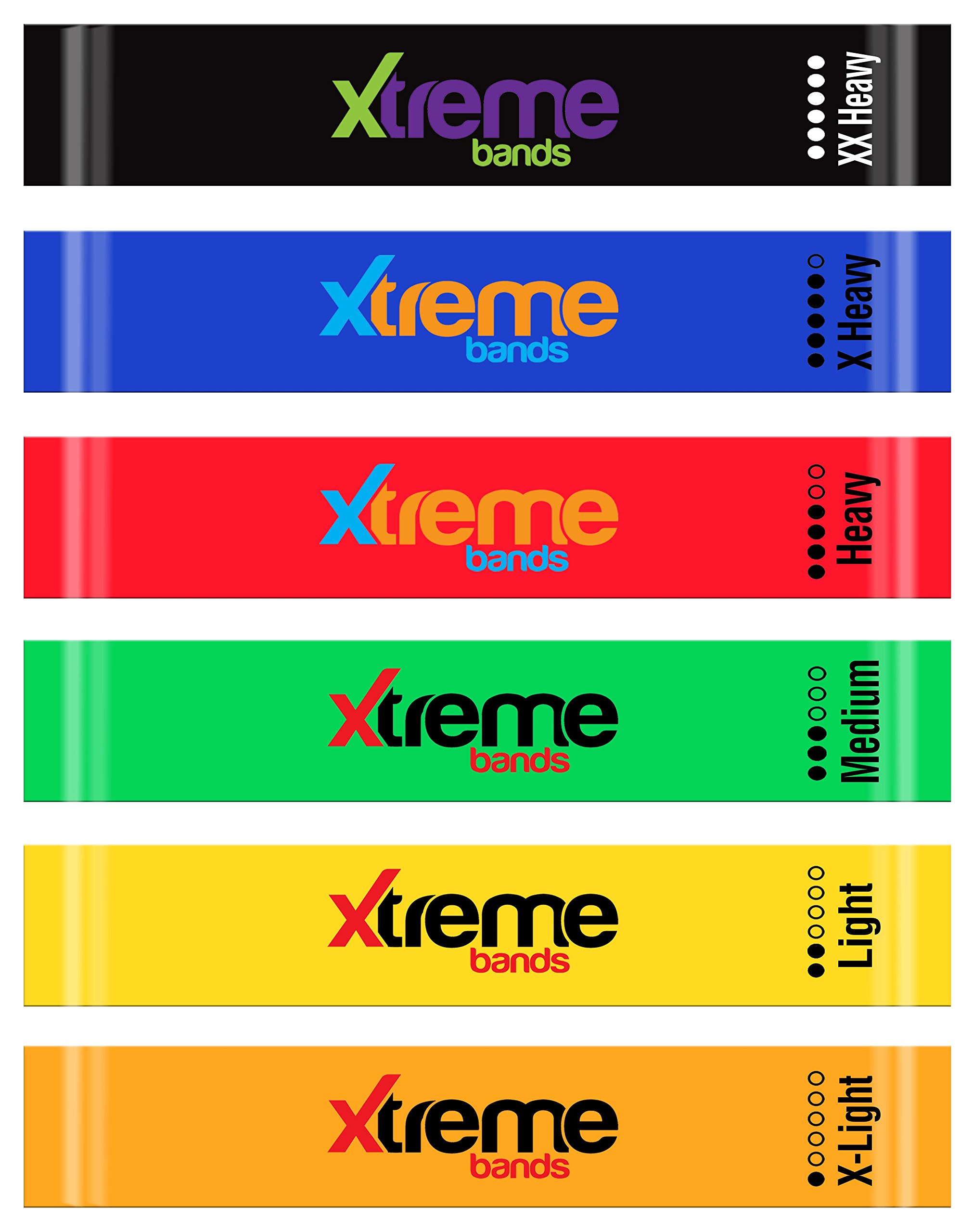 Xtreme Bands Resistance Bands Set - Exercise Workout Booty Bands for Legs and Butt