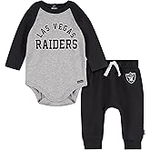 Gerber NFL unisex-baby Nfl Onesie Bodysuit and Jogger Set
