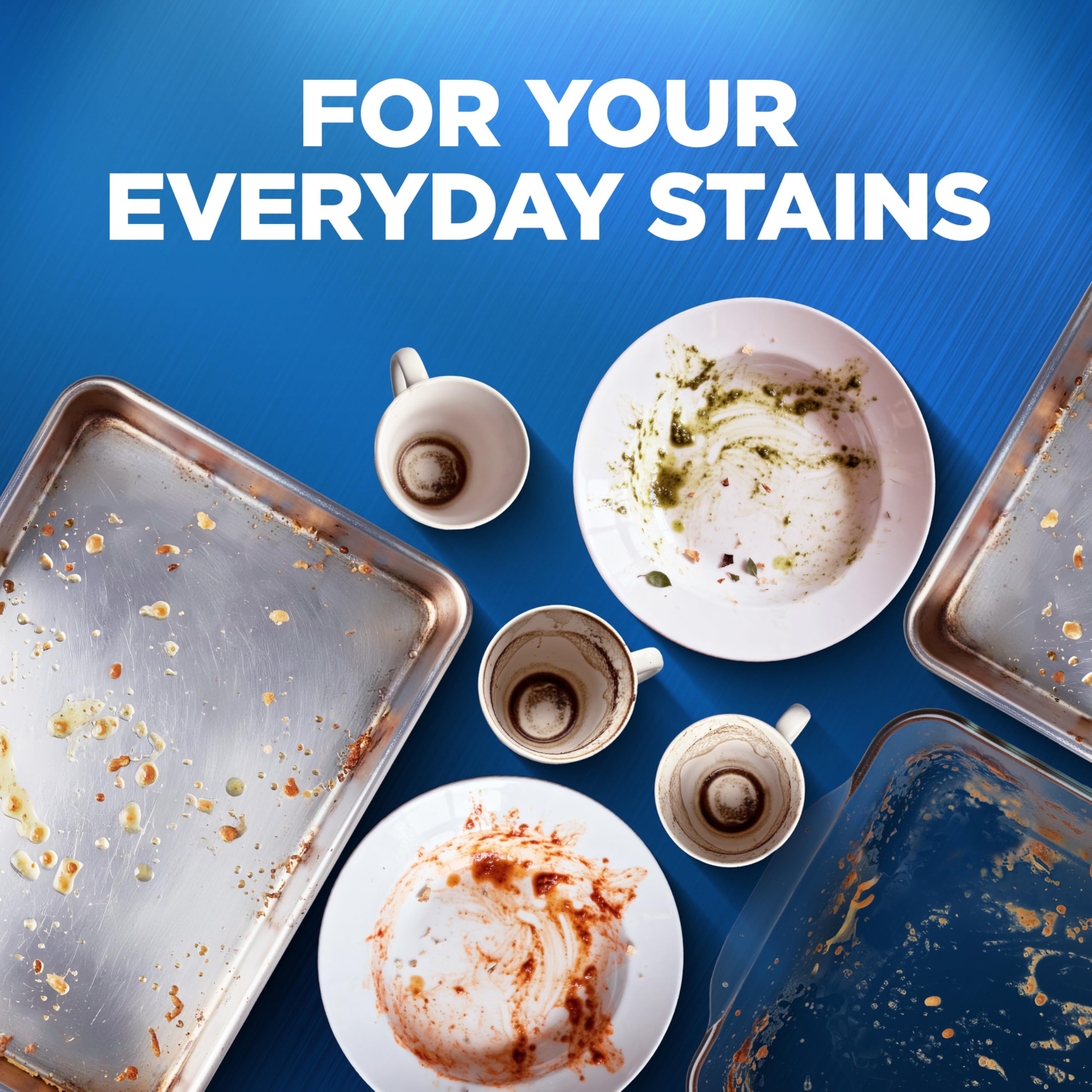 Finish Gel Liquid Dishwasher Detergent, Advanced Deep Cleaning Power Dish Soap, Fights Tough Stains, Dishwasher Soap, Septic Safe & Plastic-Free Dish Detergent, Orange Scent, 75oz