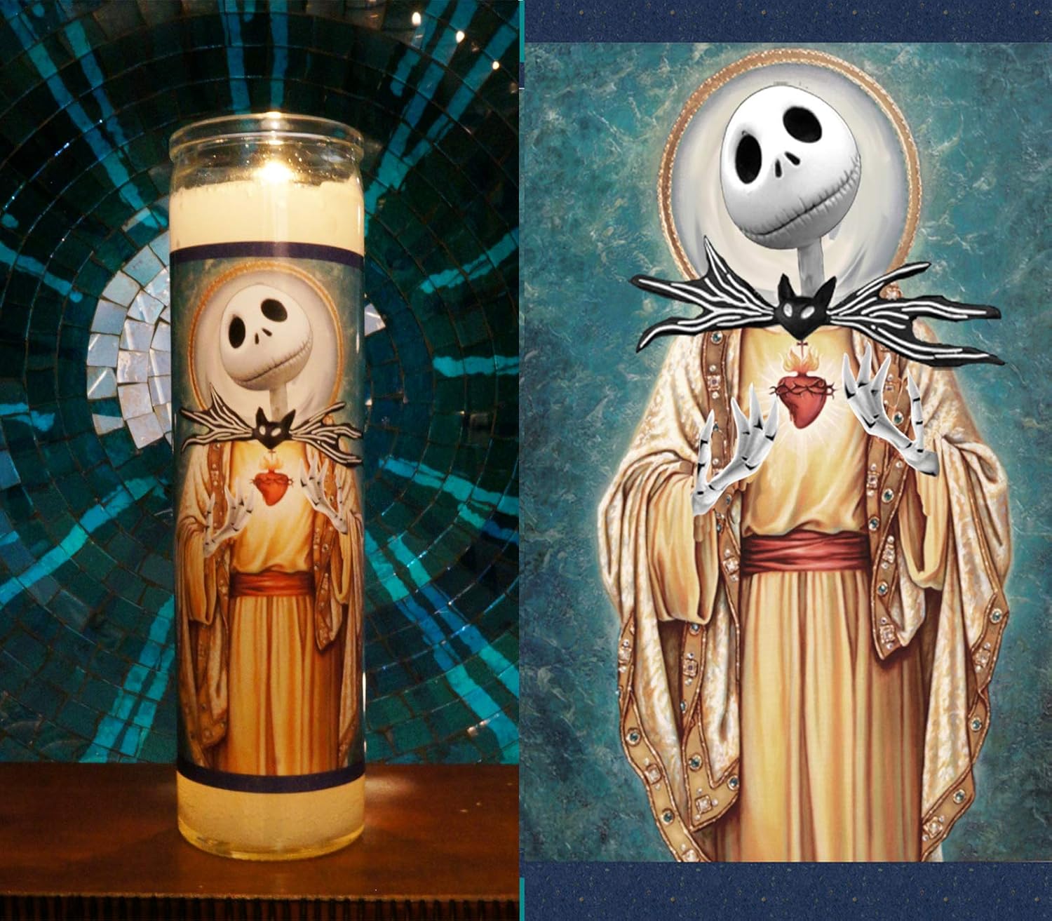 Jack Skellington Prayer Candle/The Nightmare Before