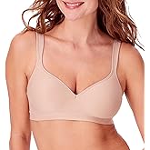 Bali Womens Wireless Df3463, Comfort Revolution Full-coverage Wirefree Bra, Moisture-wicking Bras, Nude, 42D US