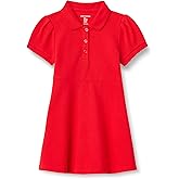 Amazon Essentials Girls and Toddlers' Short Sleeve Polo Dress