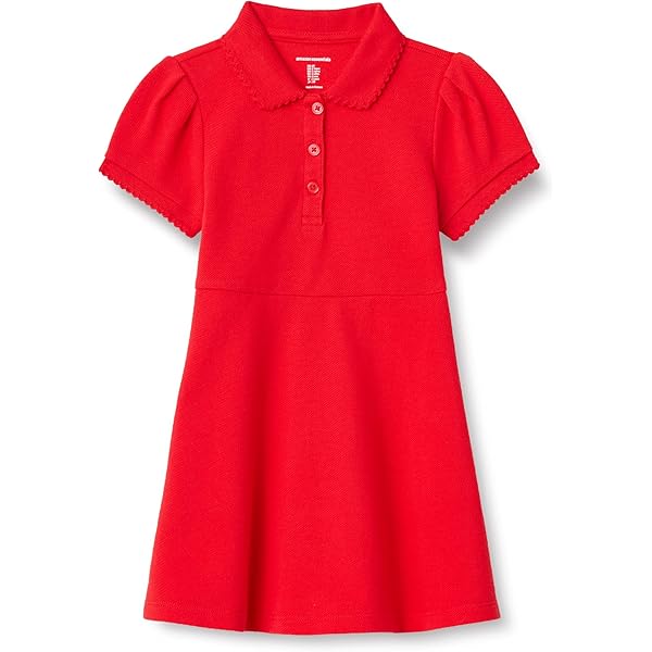 U.S. POLO ASSN. (3008 Solid Polo Dress - Banded Cuffs