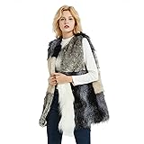 echo faux fur vest