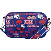 FOCO NFL womens Nfl Team Logo Repeat Retro Print Nylon Crossbody Bag