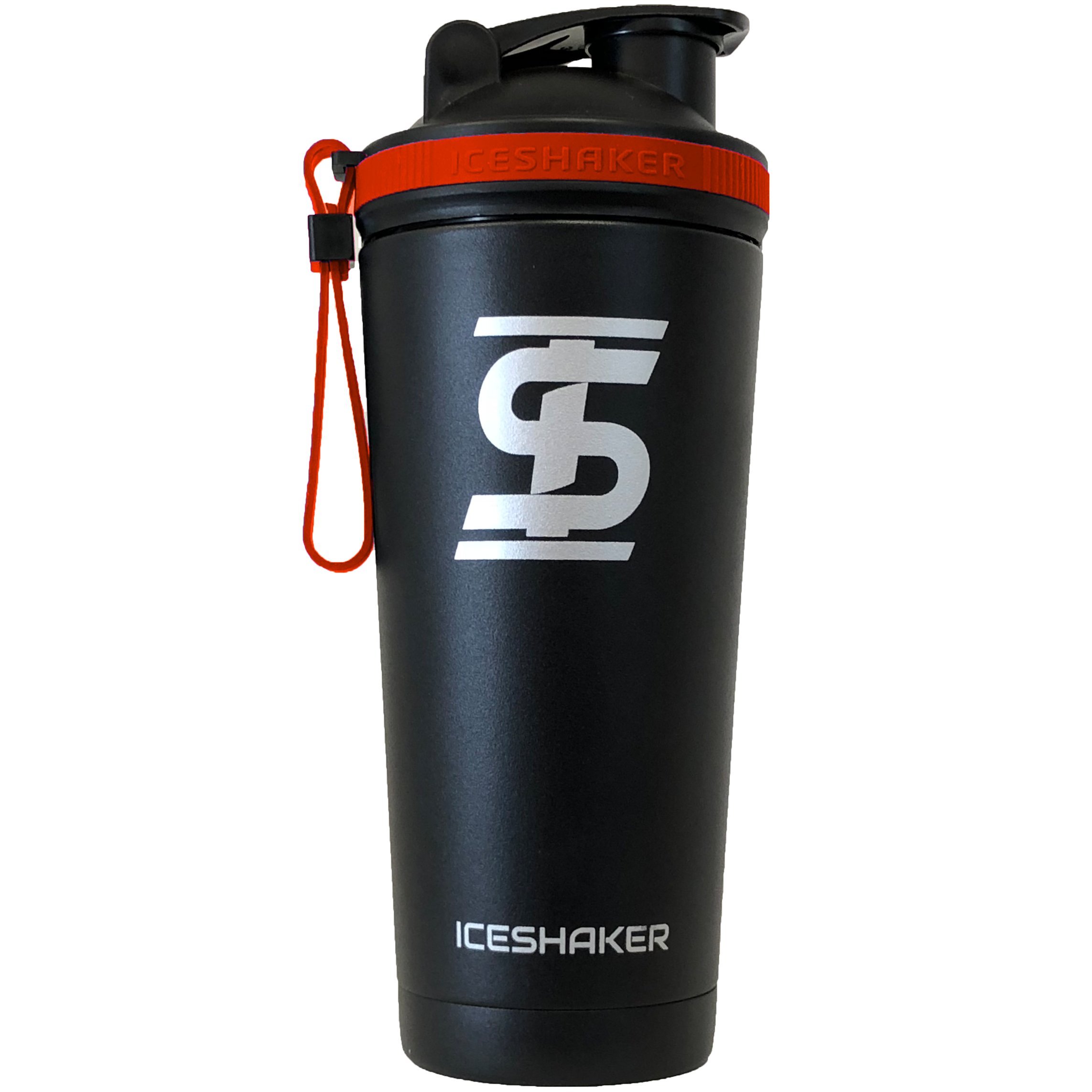 Ice Shaker 26oz Stainless Steel Insulated Water Bottle Protein Mixing