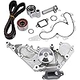 Engine Timing Belt with Water Pump Kit - Compatible with Lexus, Toyota - 4.0L, 4.3L, 4.7L - GS430, GX470, LS430, SC400, SC430, 4Runner, Land Cruiser, Sequoia, Tundra - Replaces TKT-021, TCKWP298