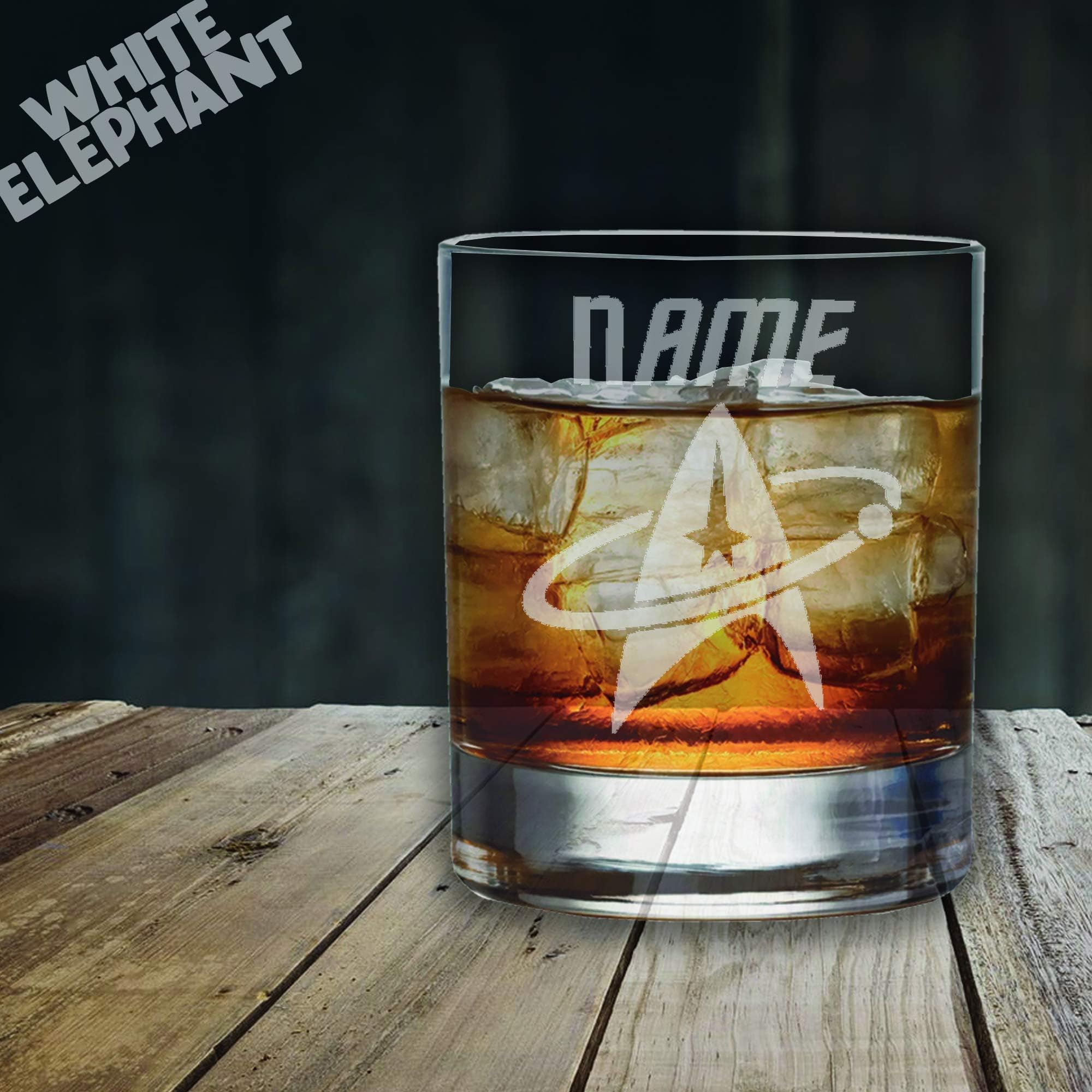 Laser Etched Personalised Star Trek Tumbler/High-Ball/Pint Glass
