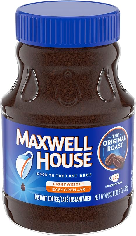 Maxwell House Original Instant Coffee In Plastic Jar 8 Oz Amazon Ca Home Kitchen