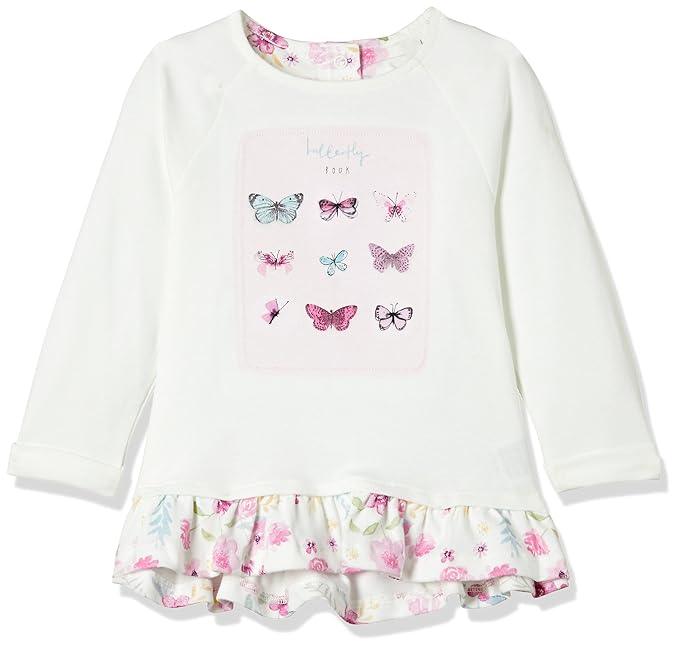 Baby Girls Floral Regular Fit T-Shirt