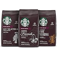 Starbucks Dark Roast Ground Coffee — Variety Pack — 3 bags (12 oz. each)