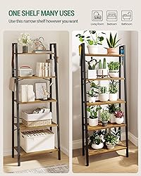 Hzuaneri Ladder Shelf, Bookshelf