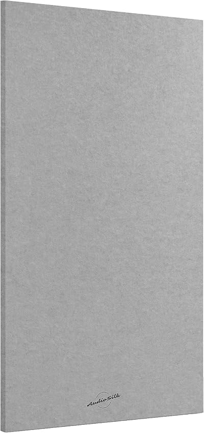 AudioSilk Acoustic Panel Large 116 x 58cm Mid Grey Brand
