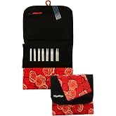 HiyaHiya Interchangeable 4 inch (10cm) Sharp Steel Knitting Needle Set Small Tip Sizes (US 2-8) HISSTINKIT4SM