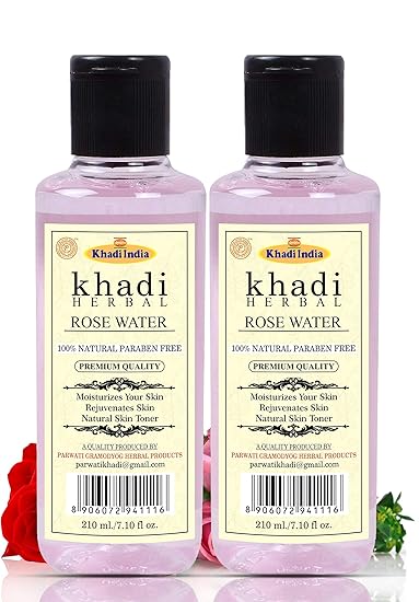 khadi herbal rose water