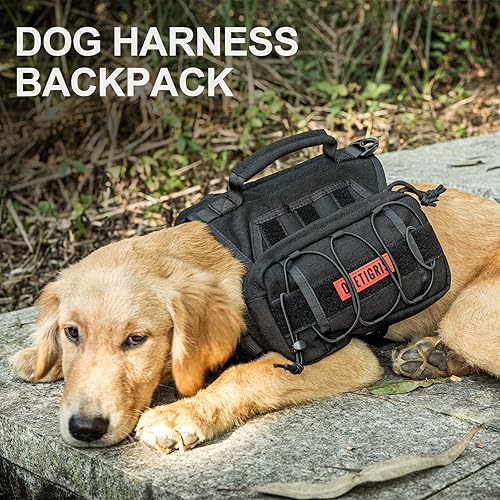 OneTigris Dog Backpack for Medium Large Dogs, Mammoth Backpack