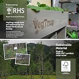 VegTrug Wash Small Grey Raised Bed Planter view 7