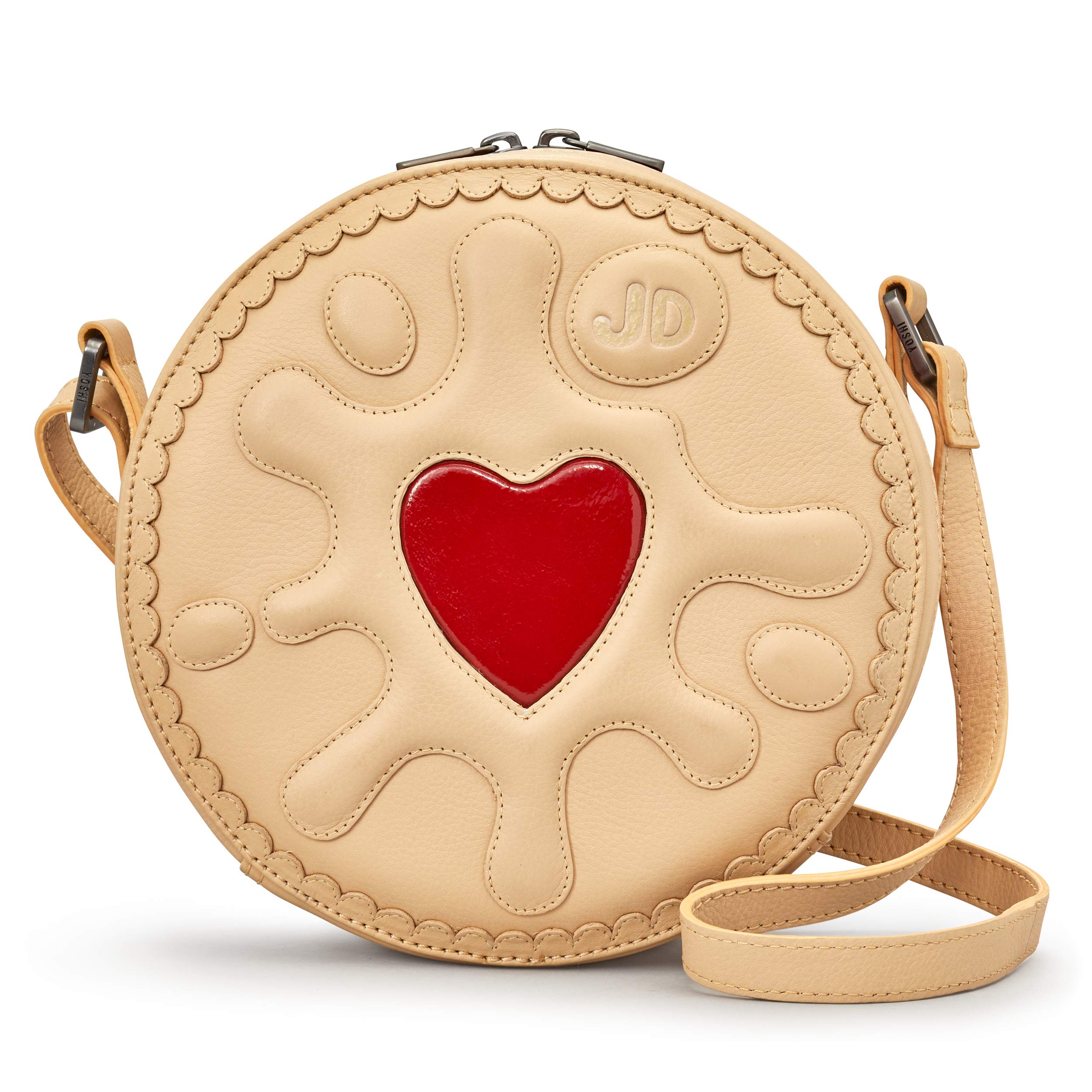 Official Jammie Dodger Genuine Leather Cross Body Bag by Yoshi