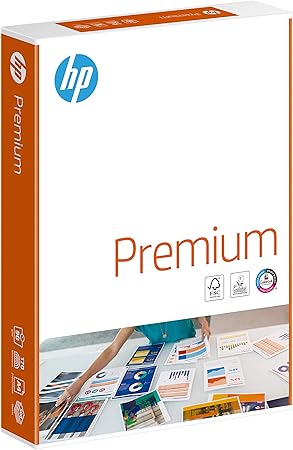 Amazon Com Hp Papers Chp852 90 Gsm Fsc Premium Paper White Office Products