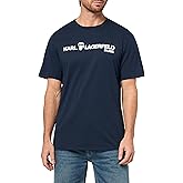 KARL LAGERFELD Mens Crewneck Short Sleeve Karl Logo Regular Fit T-Shirt