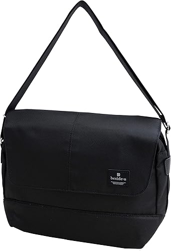 Amazon Besideu ビサイユ ショルダーバッグ メンズ 斜めがけ 軽い ミニショルダー 海外旅行用 防犯 超軽量 スキミング防止機能 Bapm 1906 ファッ ション メンズ ポケット たくさん ブラック ショルダーバッグ