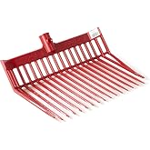 Little Giant&reg; DuraFork Pitch Fork Replacement Head | Durable Polycarbonate Stable Fork Head with Angled Tines | Manure Fork | Made in USA (Pack of 1, Red)