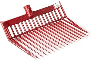 Little Giant® DuraFork Pitch Fork Replacement Head | Durable Polycarbonate Stable Fork Head with Angled Tines | Manure Fork |