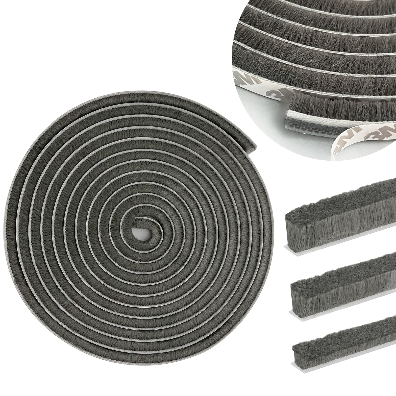 Brush Weather Stripping, Door Seal Strip for Door