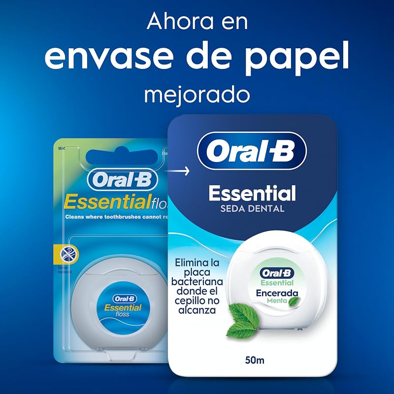 Essential Floss Hilo Dental Encerado para Espacios Reducidos, 50 m — foto 6 de 7
