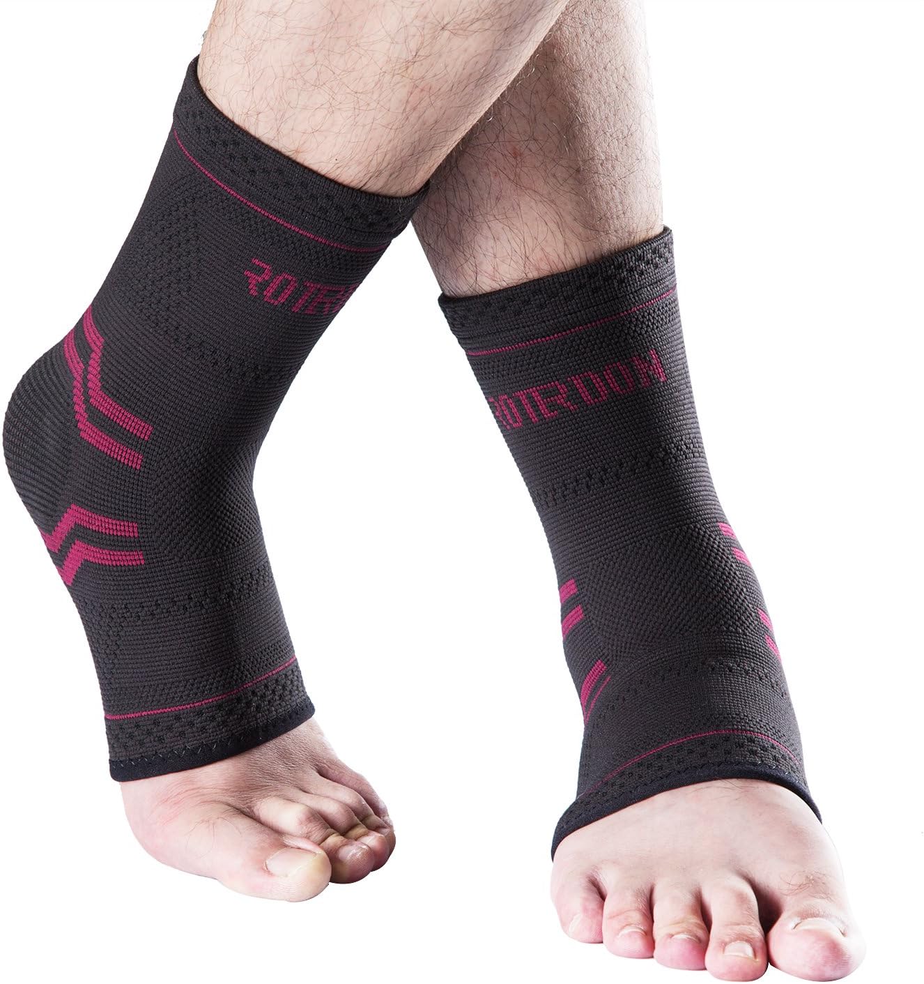 ROTERDON Ankle Brace Compression Sleeve for Achilles