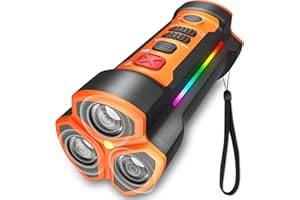 RAINBOWBEAR® Dog Bark Deterrent Devices | Enhanced Ultrasonic Anti Bark Device for Dogs | Triple Sonic Emitters Much Better(3X) for Dog Training & Behavior Aids | OCT-2023 (BLACK7)