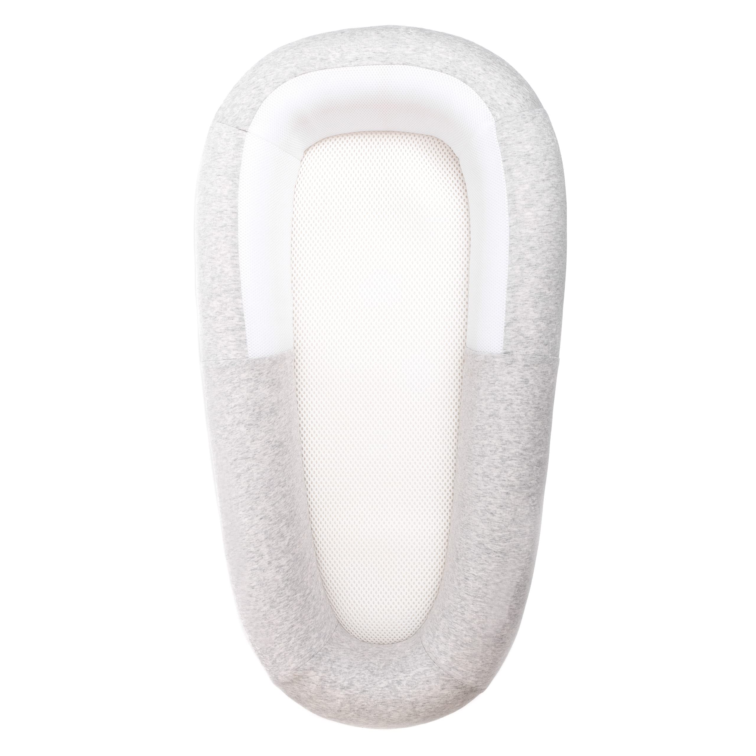 PurFlo Sleep Tight Baby Bed | Safe for Overnight Sleep | Fully Breathable Baby Nest Alternative | Newborn Essentials | 0-8m Minimal Grey