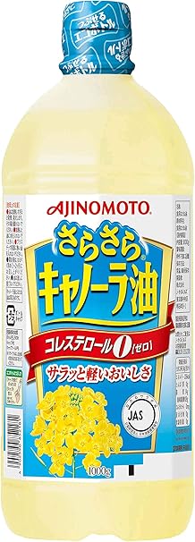 Amazon Ajinomoto さらさらキャノーラ油 1000g 5本 J オイルミルズ キャノーラ油 通販