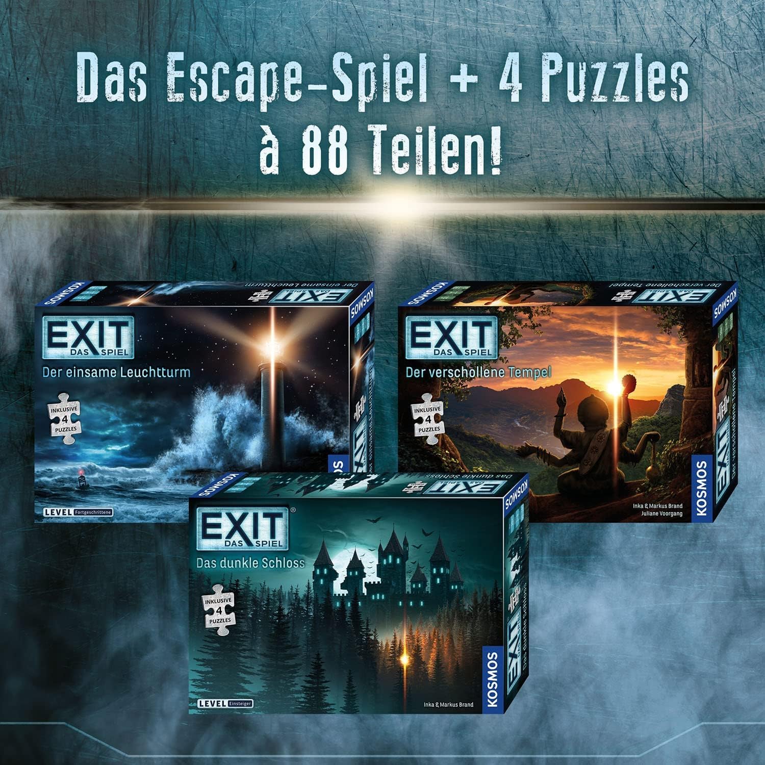 KOSMOS 698881 EXIT® - Das Spiel + Puzzle - Der einsame Leuchtturm, Level: Fortgeschrittene, Escape Room Spiel, EXIT Game mit Puzzle für 1-4 Spieler ab 12 Jahre 6