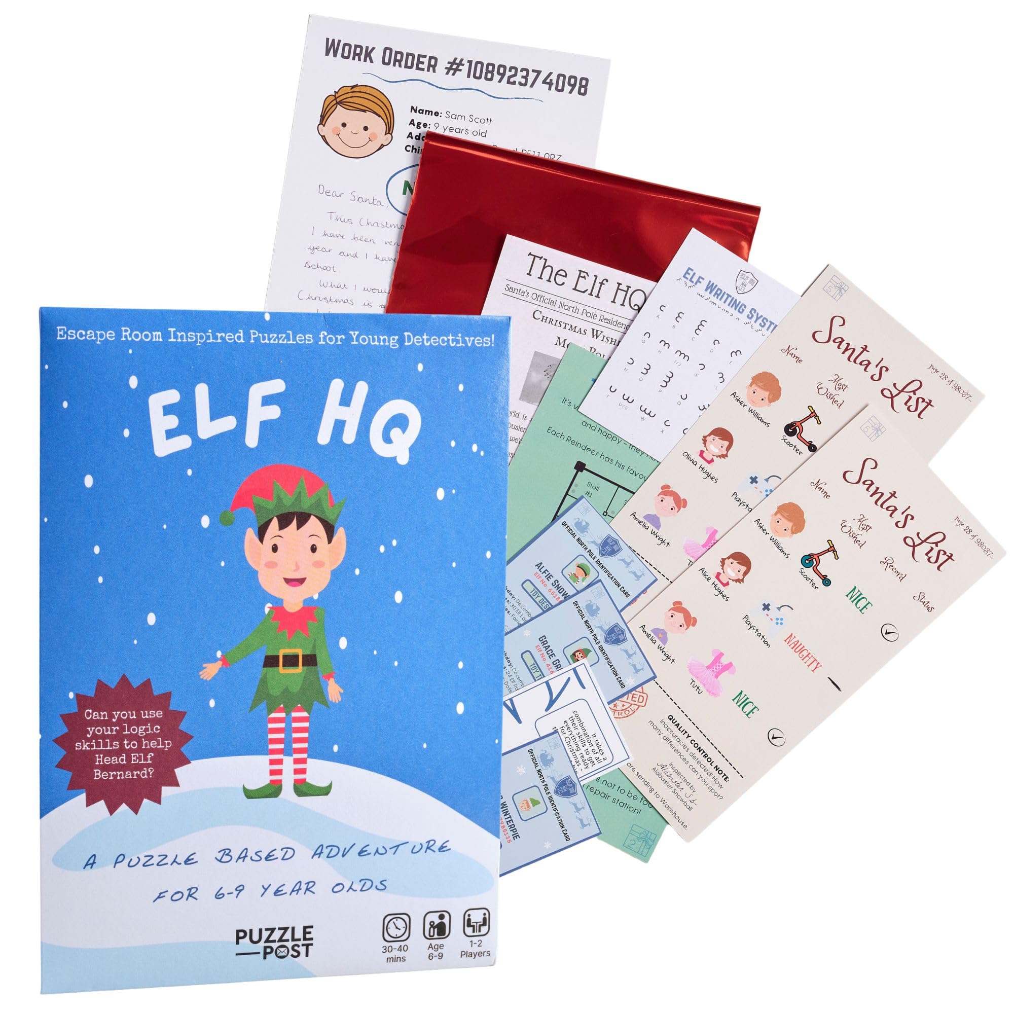 Escape Room Game For Children | Real Life Puzzle Mystery | Christmas game | Stocking Filler |The Perfect Present/Gift | Ages 6-9 — image 1