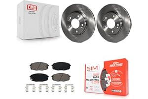 Transit Auto Front Disc Brake Rotors And Semi-Metallic Pads Kit Replacement For Kia Hyundai Kona Seltos Forte Soul Elantra GT