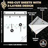 Monsters Ink Matte Second Skin Tattoo Cover 15cm x 10cm 5 Sheets view 5