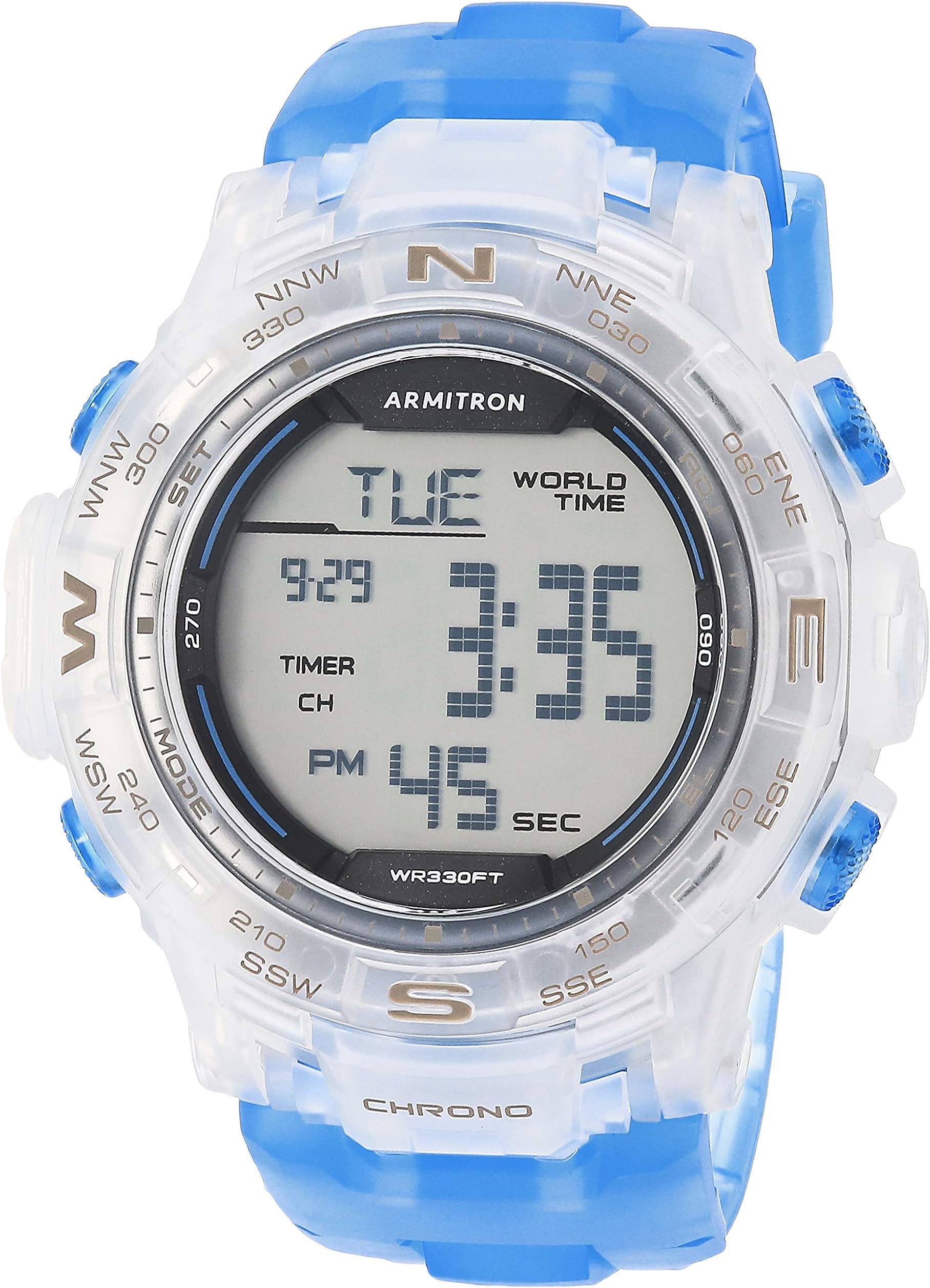 Armitron Sport Men's 40/8410 Digital Chronograph Resin Strap Watch