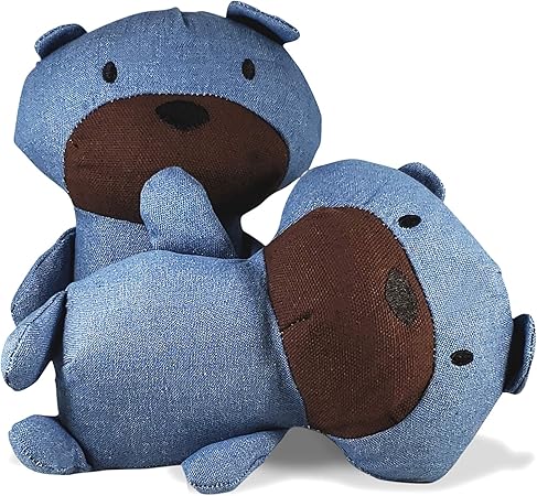 blue bear dog toy