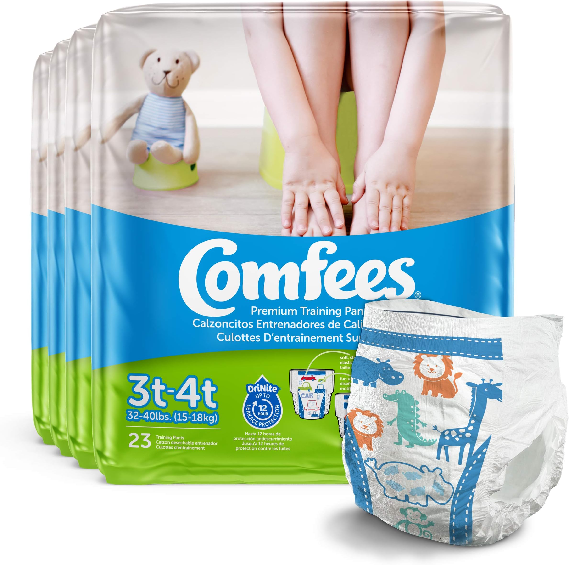 Comfees Boy Training Pants - Size 3T-4T