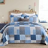 PANGUSHAN King Size Quilt Set,100% Cotton King