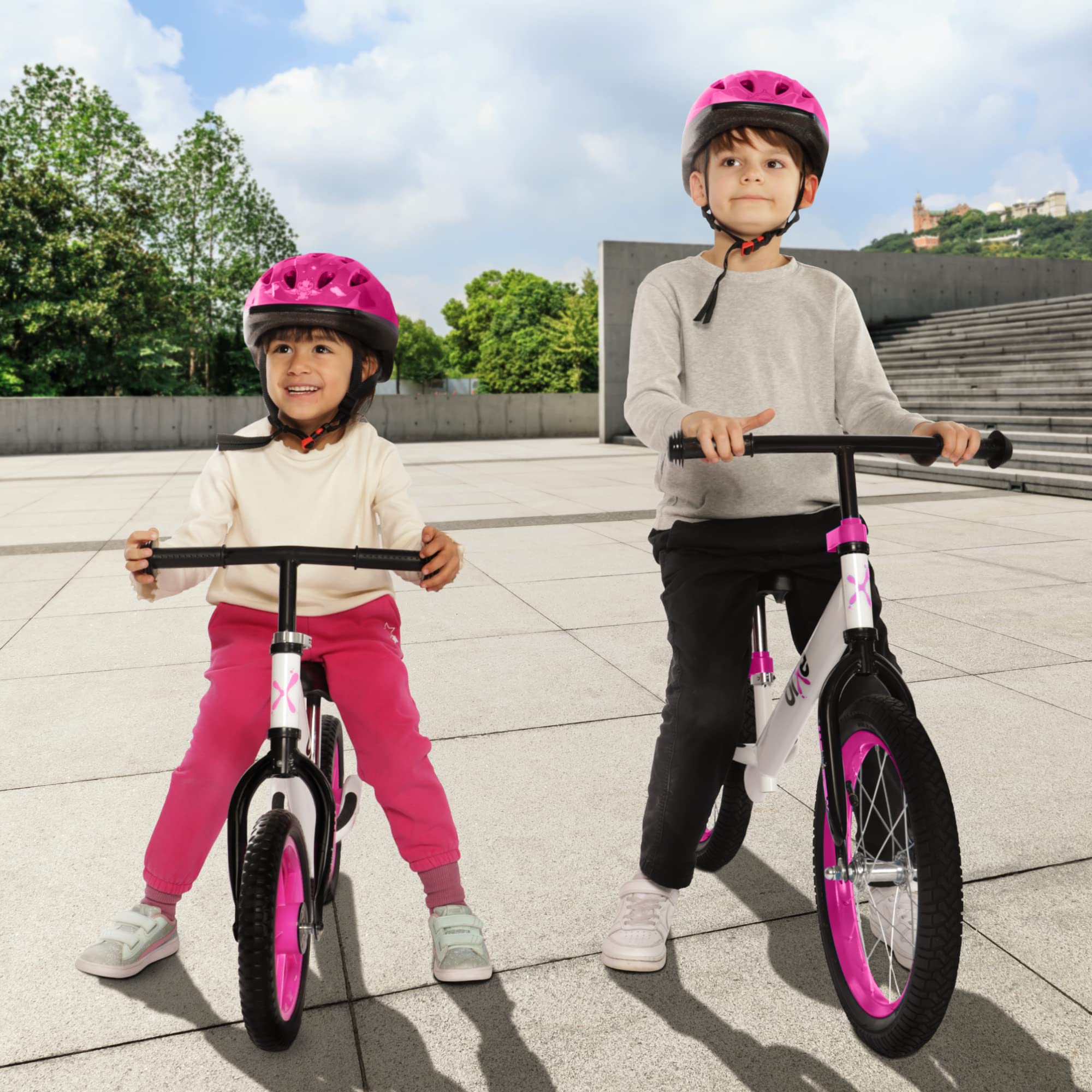 Aluminum Balance Bike for Kids and Toddlers - Lightweight 4LBS - Toddler Bike - No Pedal Training Bicycle - Bikes for 18 Months to 6 Year Old - for 2 3 4 5 Years Old - Pink