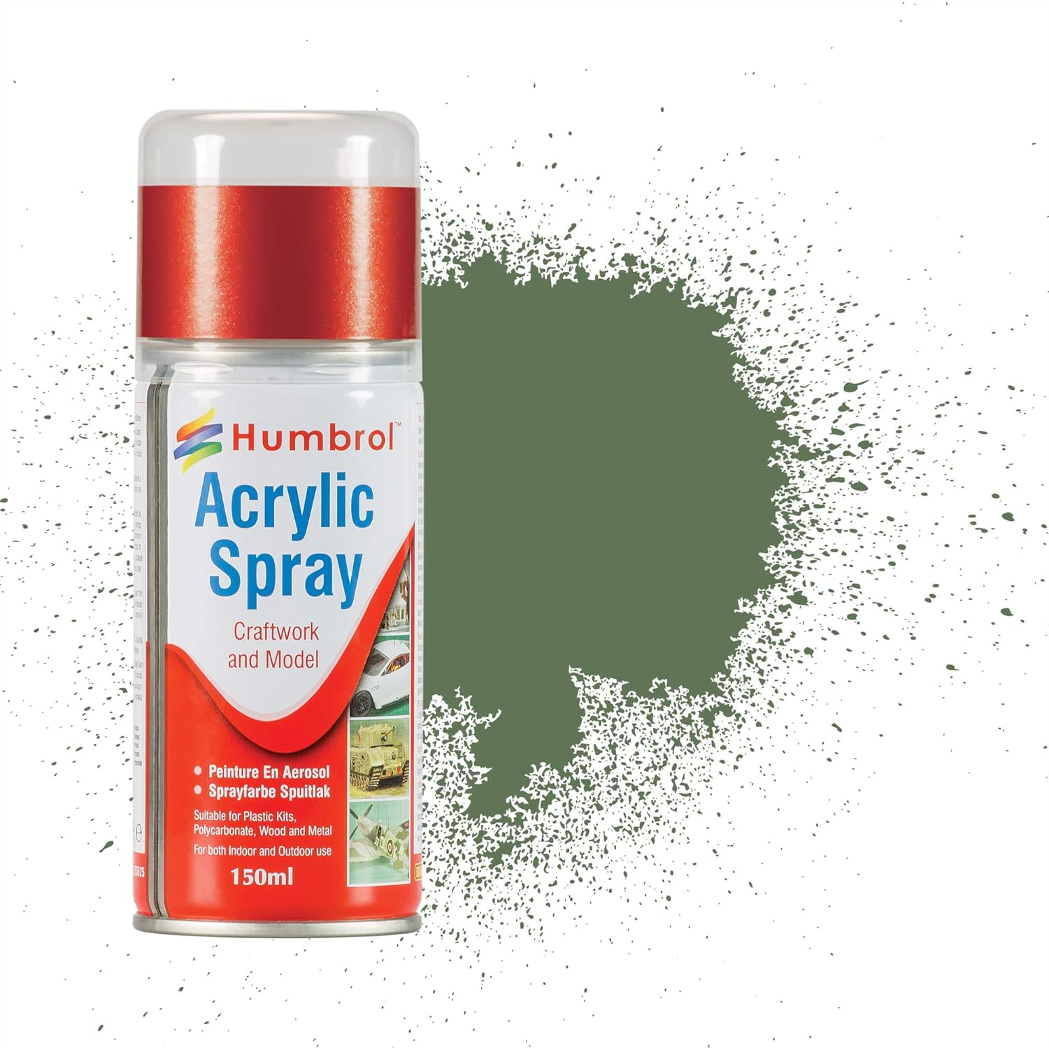 Humbrol AD6080 No 80 Grass Green Spray