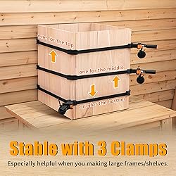 Feekoon 3 Packs 13 FT Belt Band Strap Clamps for
