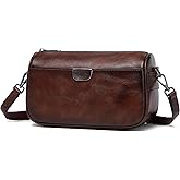 Genuine Leather Crossbody Purses Bag,Travel Casual Handbag,Small Shoulder Cross body Purse Valentine's Day Gift for Women