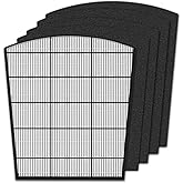 Luripid H-HF800-VP Filter Replacement, Compatible with Hunter HP800 Air Purifier Series, Part Number H-HF800-VP H-PF800, 1 Filter and 4 Carbon Pre-Filter